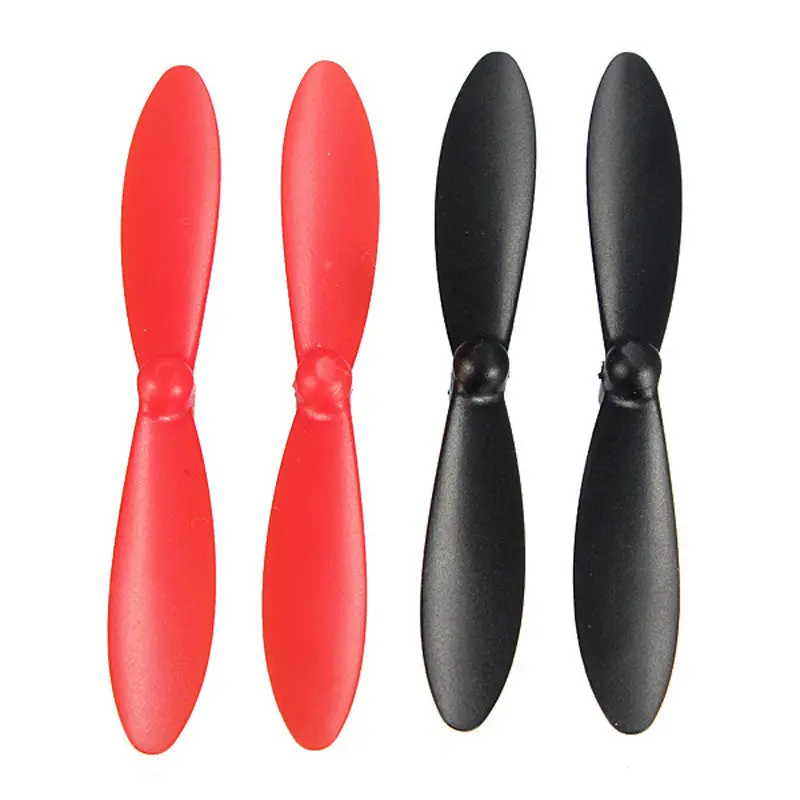 Mini Drone Hubsan X4 H107c Rc Quadcopter Spare Parts Blade Set Black & Red H107-A35 Drone Parts 1