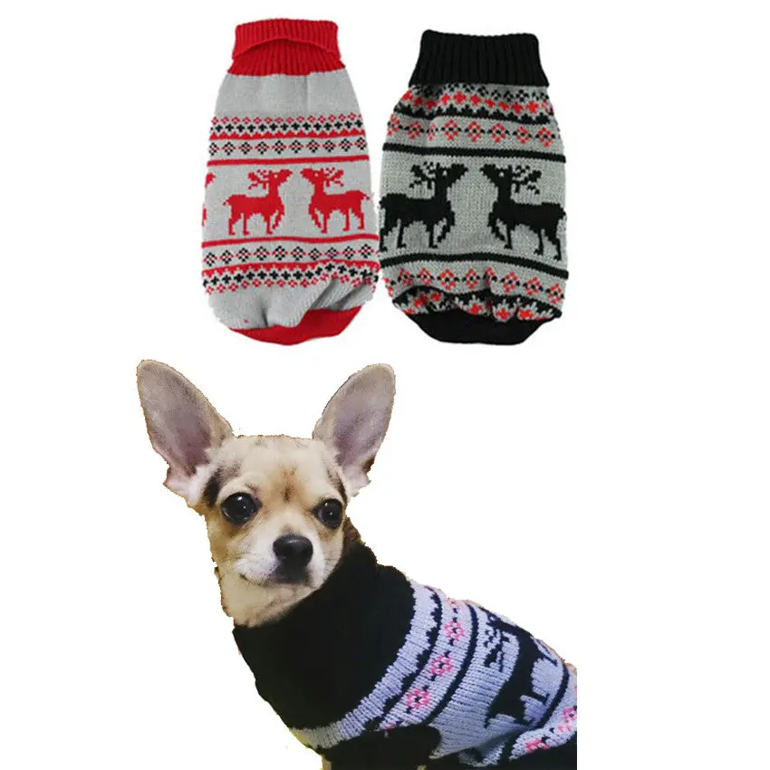 Pet Dog Clothes Winter Chihuahua Puppy Cat For Small Dogs Clothing Christmas Sweater Warm Dogs Pets Clothing Ropa Para Perros 1