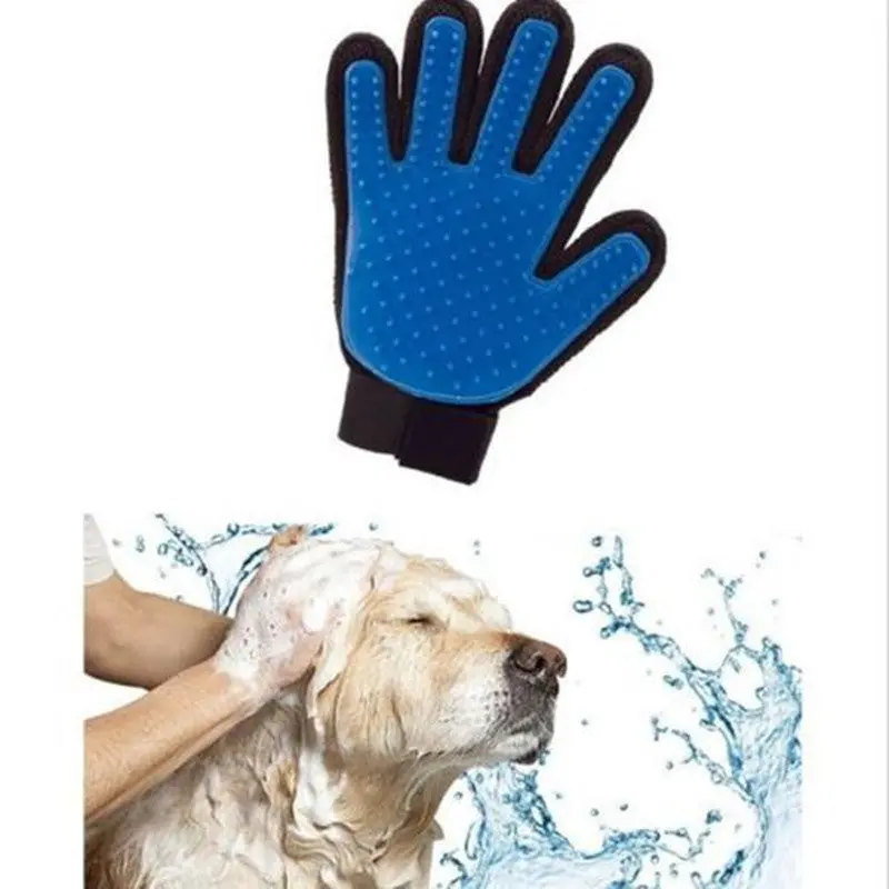 1 Pc Pet Cleaning Brush Dog Massage Hair Removal Grooming Magic Deshedding Glove 1