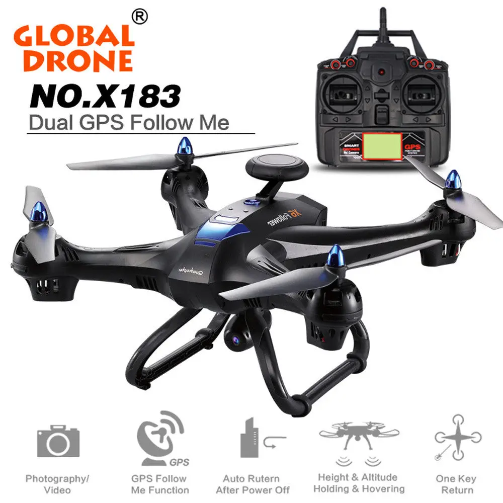 Rc Drone Toy Global Drone X183 With 5Ghz Wifi Fpv 1080P Camera Gps Brushless Quadcopter Kids Toy Drop Shipping 1