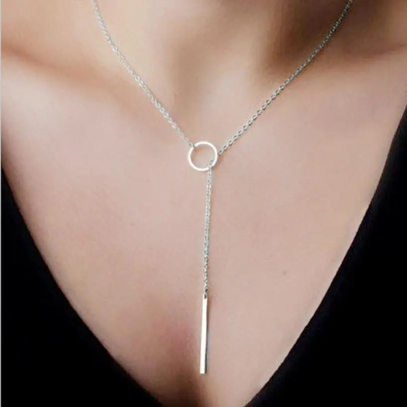 Circle Lariat Style Women Coller Choker Necklace Tattoo Choker Vintage Black Stretch Necklace Retro Henna Elastic Necklaces 1