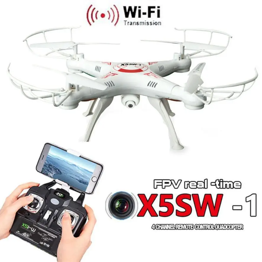 X5sw-1 6-Axis Gyro 2.4G 4Ch Real-Time Images Return Rc Fpv Quadcopter Drone Wifi With Hd Camera One-Press Return Helicopter 1