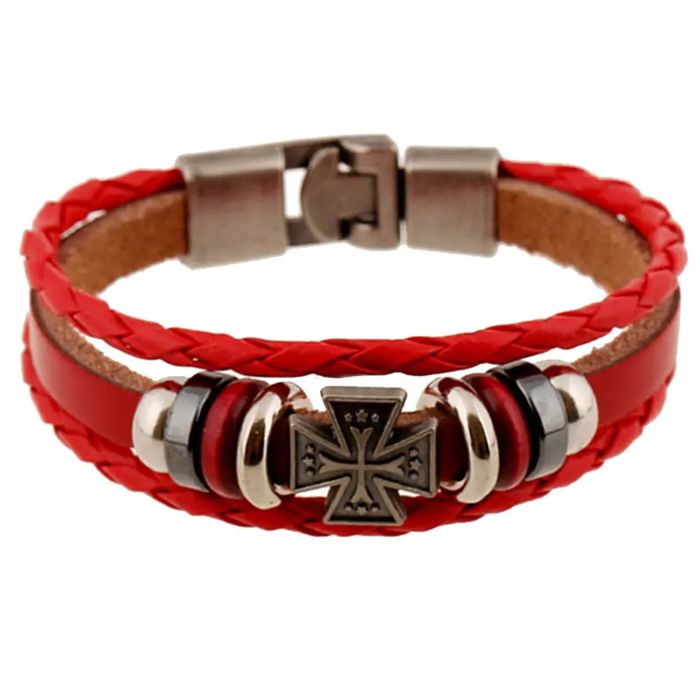 Unisex Leather Bracelet & Bangles Jewelry 1