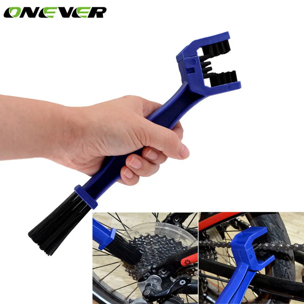 Onever Motorcycle Bike Gear And Chain Cleaner Scrubber Cleaning Tool Multi-Purpose Cleaning Brush Tool For All Bikes Motorcycle 1