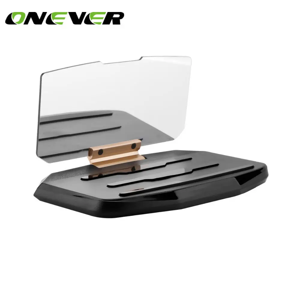 Onever Car Hud Head Up Display Projector Phone Gps Navigation Holder Projector For Iphone Samsung Smart Phone 1
