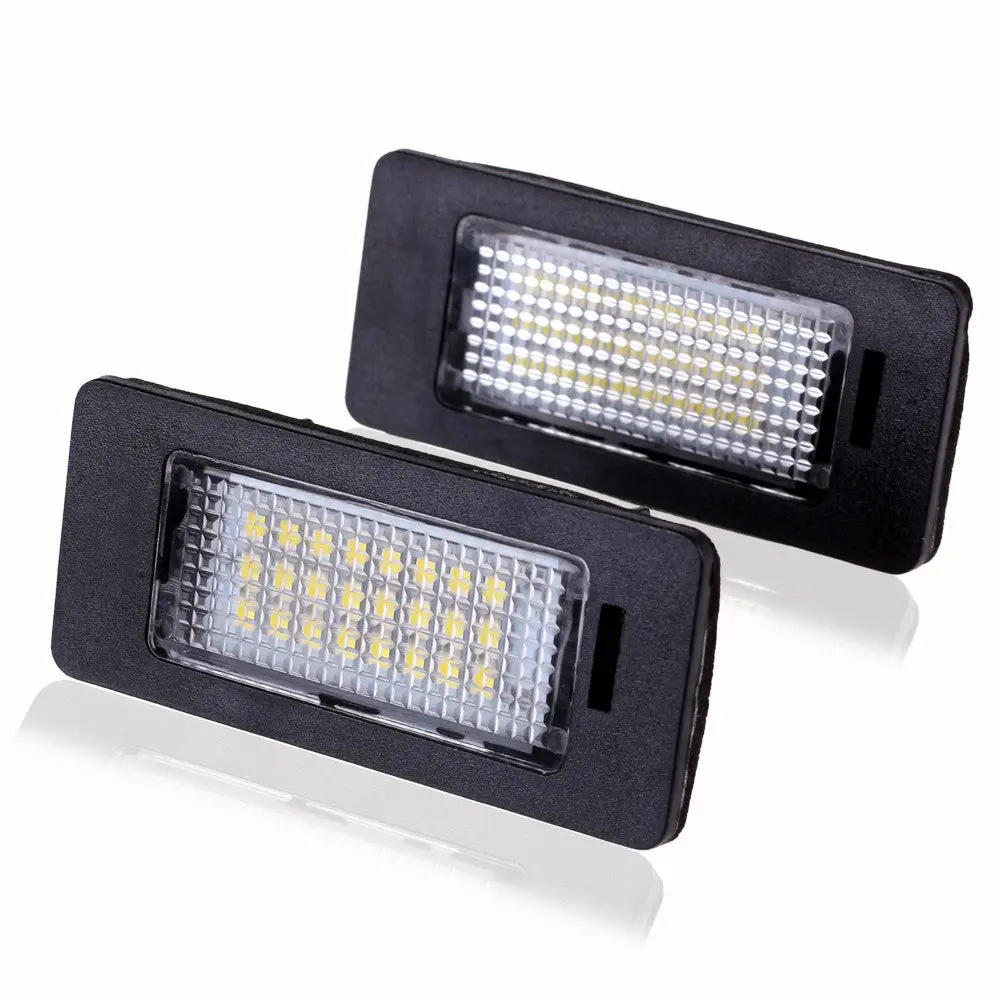 2 Pcs Led License Plate Light No Error Lamp Smd3528 For Bmw E82/E88/E90/E92/E93/E39/E60/E70 1