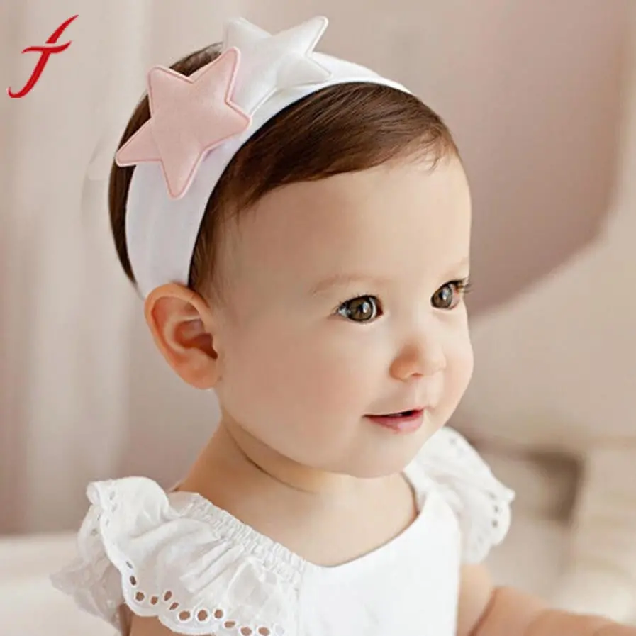 Girl Head Accessories Hair Band Fashion  Elastic Pentagrams Headwear Cute  Girls Headwear Headbands 1