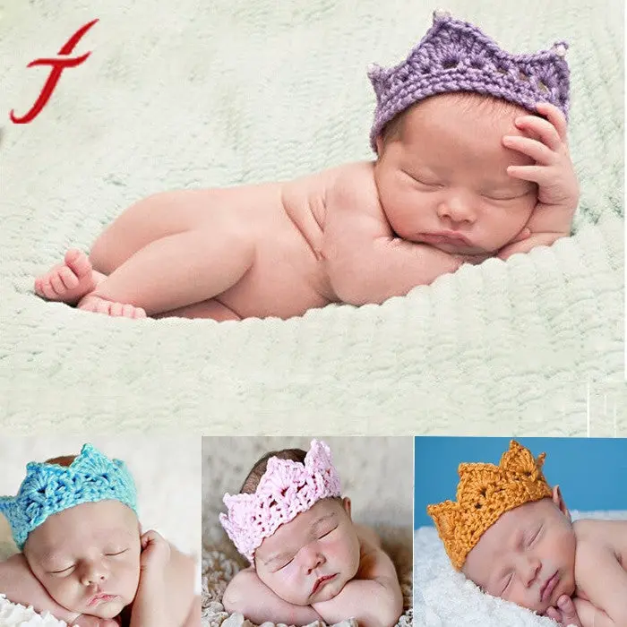 2017 Newborn  Princess Hand-Woven Crown Tiara Headband 2-10 Months Drop Shipping&Wholesales Jecksion #Lwn 1