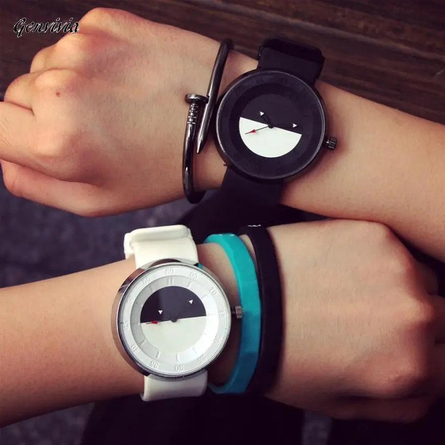 2017 Fashion Unisex Women Mens Watches Top Brand Luxury Silicone Quartz Man Watches Analog Wristwatch Women Watches 1