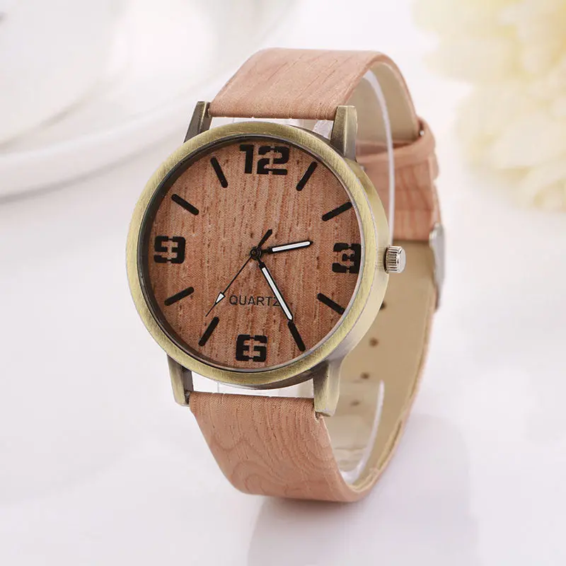 Relogio Feminino 2017 Vintage Pu Leahter Alloy Grain Watches Women Fashion Casual Quartz Watch Wristwatch For Women Montre Femme 1