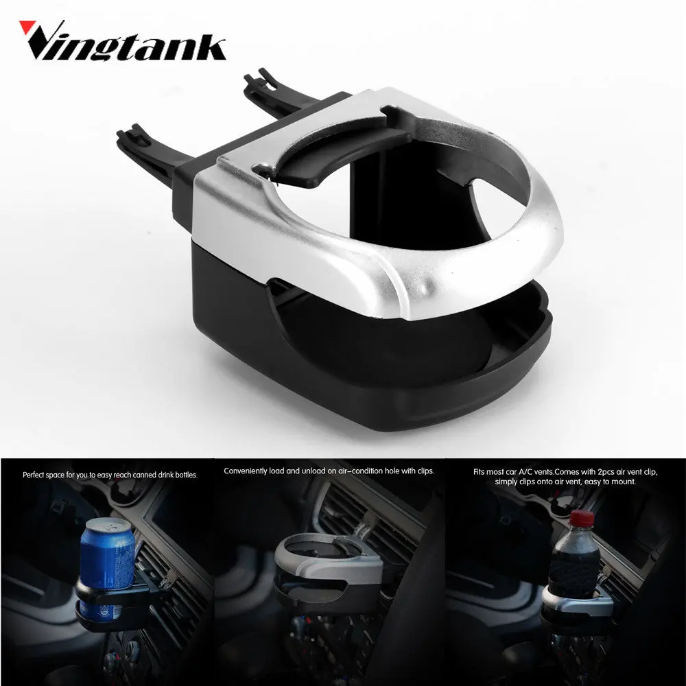 Vingtank High Quality Car Air Vent Cup Clip-On Mount  Holder Drink Bottle Holders Multifunction Car Cup Holder Car Styling 1