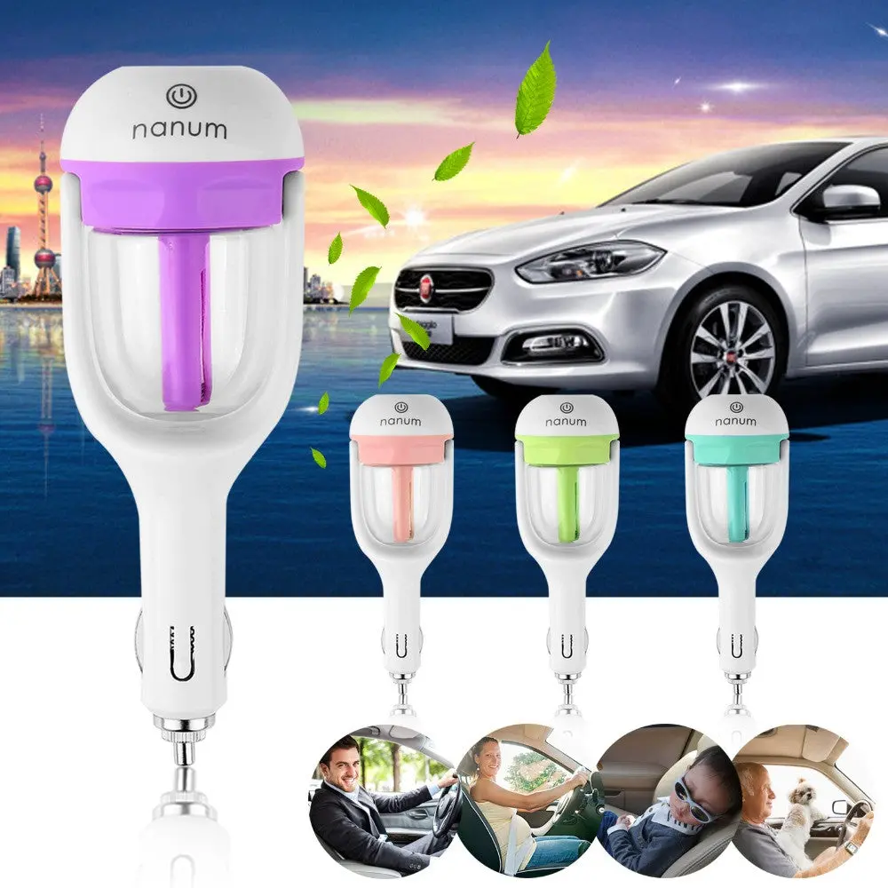 Car Aroma Humidifier Diffuser Portable Mini Car Aromatherapy Humidifier Air Diffuser Purifier Essential Oil Diffusers 1