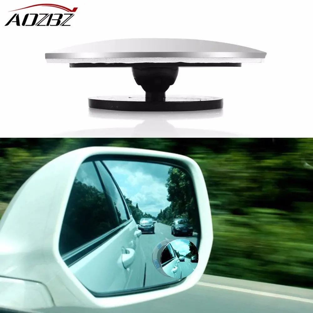 Clear Car Rear View Mirror 360 Degree Rotating Wide Angle Blind Spot Mirror Round Convex Parking Mirror Auto Exterior Accessory 1