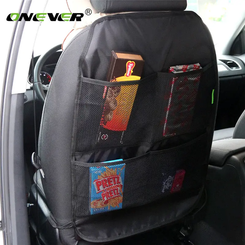 Onever Car Seat Back Storage Bag Folding Portable Organizer Multi Pocket Travel Box Holder Hanger Travel Storage Box Net Pocket 1