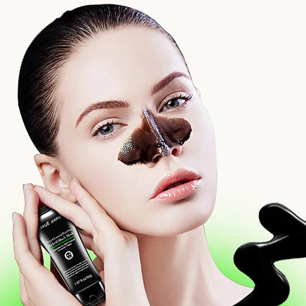 Blackhead Remover Skin Care Cream Deep Clean Purifying Bamboo Charcoal Black Mud Face Mask 1