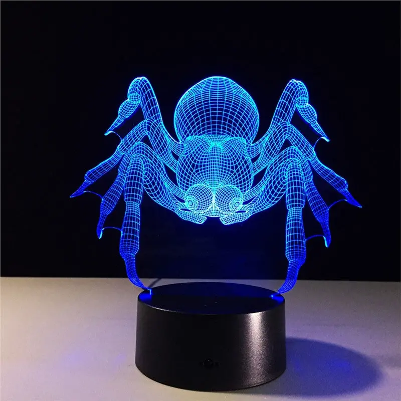 3D Led Night Lamp Visualization Illusion 7 Color Change Touch Button Switch And Remote Control Usb Powered Amazing Art Optical Unique Lighting Effects Desk Table Night Light For Bedroom Home Decor 1
