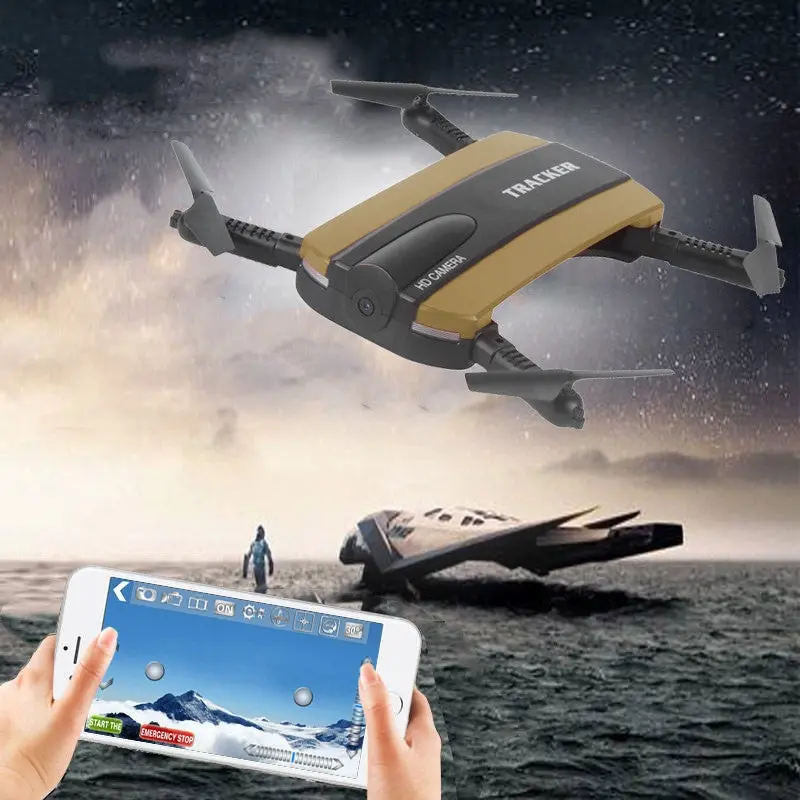 Altitude Hold Hd Camera Wifi Fpv Rc Quadcopter Selfie Foldable Drone 1