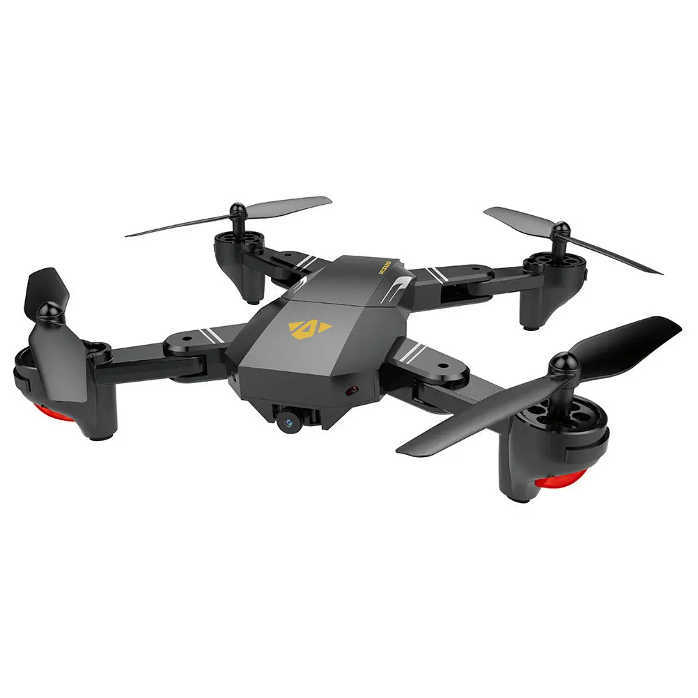 Xs809 2.4Ghz 4Ch 6-Axis Gyro Pocket Mini Selfie Foldable Drone Rc Drone Quadcopter Wifi Fpv 0.3 Mp Camera Altitude Hold Rtf 1