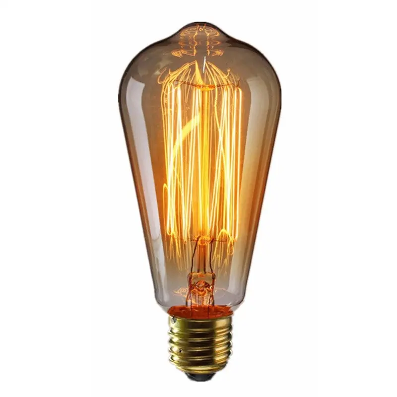 3Pcs E27 Edison Bulbs 60W Tungsten Filament Light Bulb 220V For Home Hotel Store Light Fixtures 1