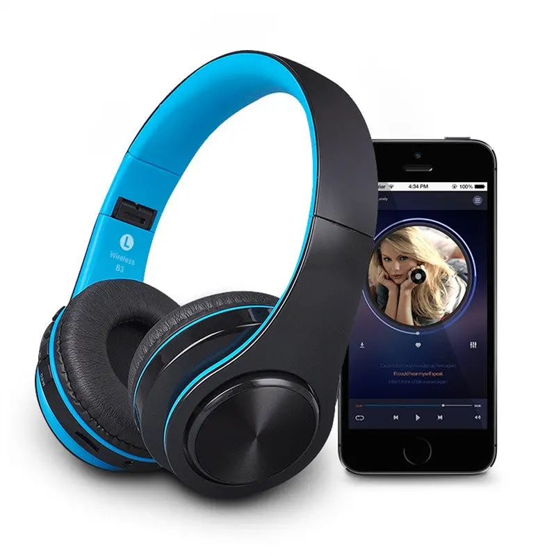 B3 Stereo Wireless Bluetooth Headphone Over Ear Foldable Soft Protein Earmuffs With Tf Slot 1