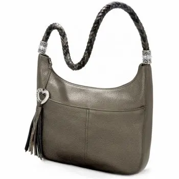 Barbados Ziptop Hobo | Pewter 1