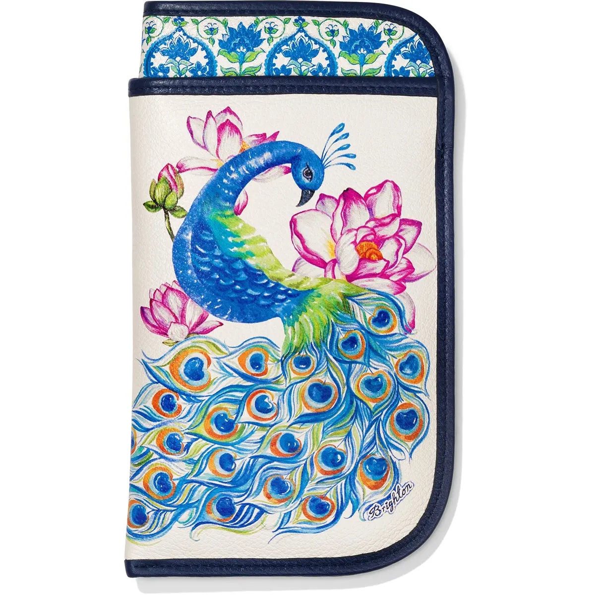 Journey To India Peacock Double Eyeglass Case 1