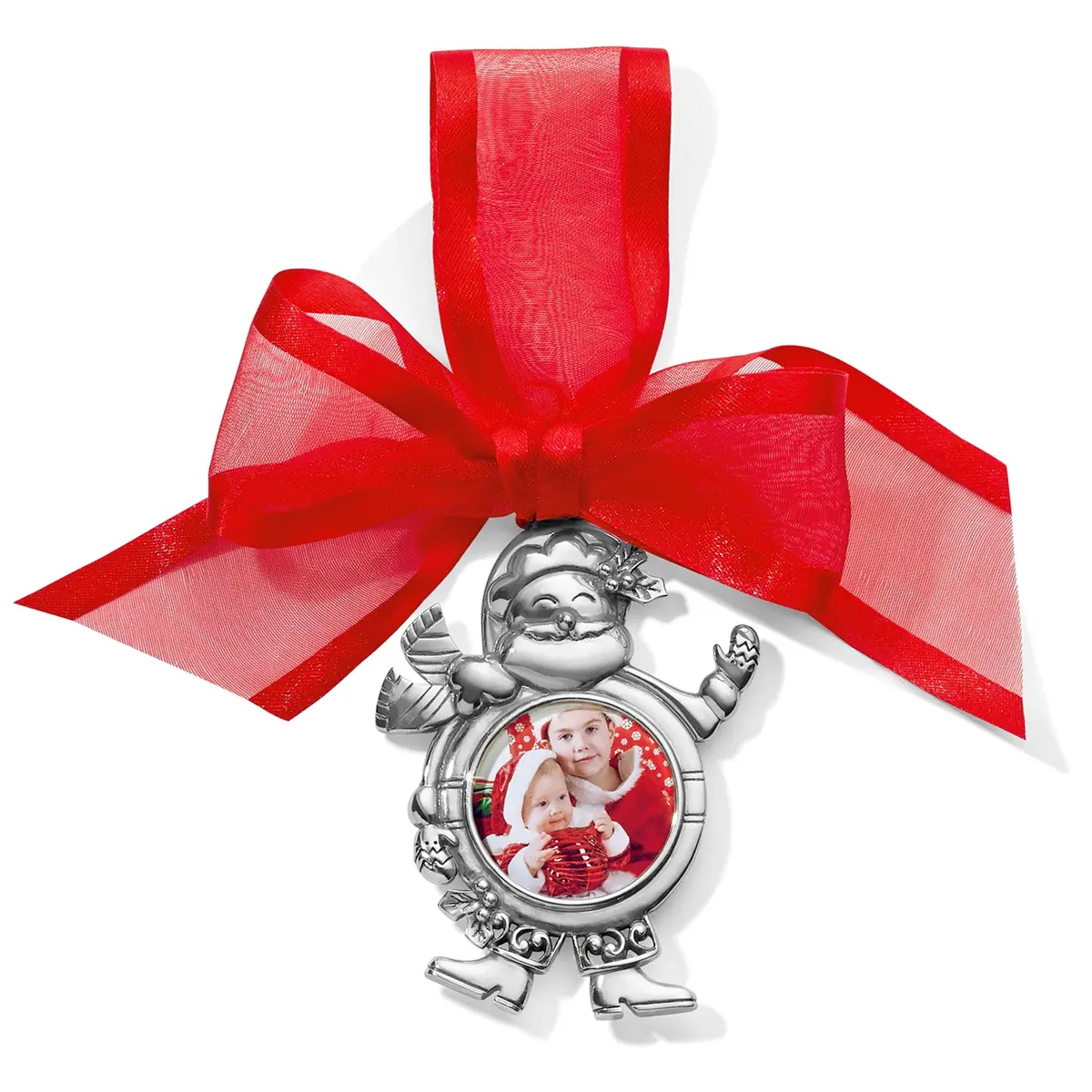Santa Photo Ornament 1