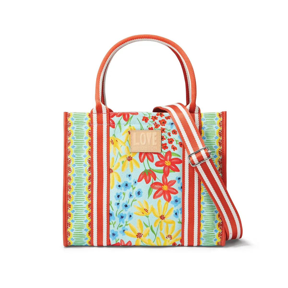 Painterly Garden Canvas Carryall 1