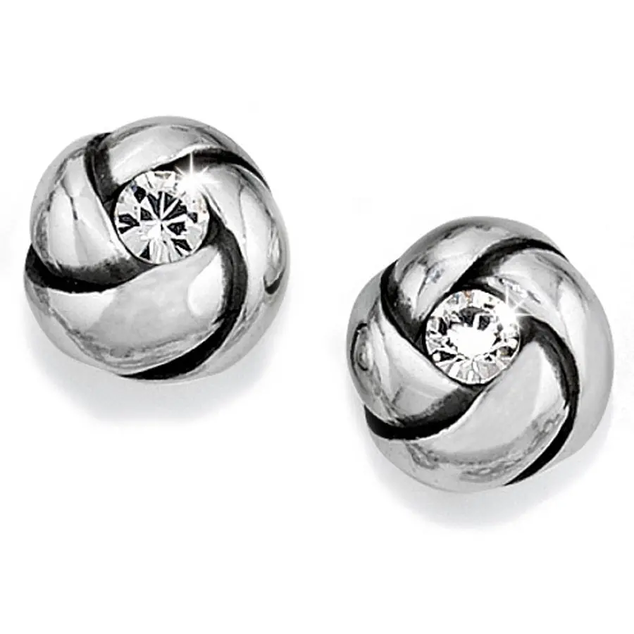 Love Me Knot Mini Post Earrings 1