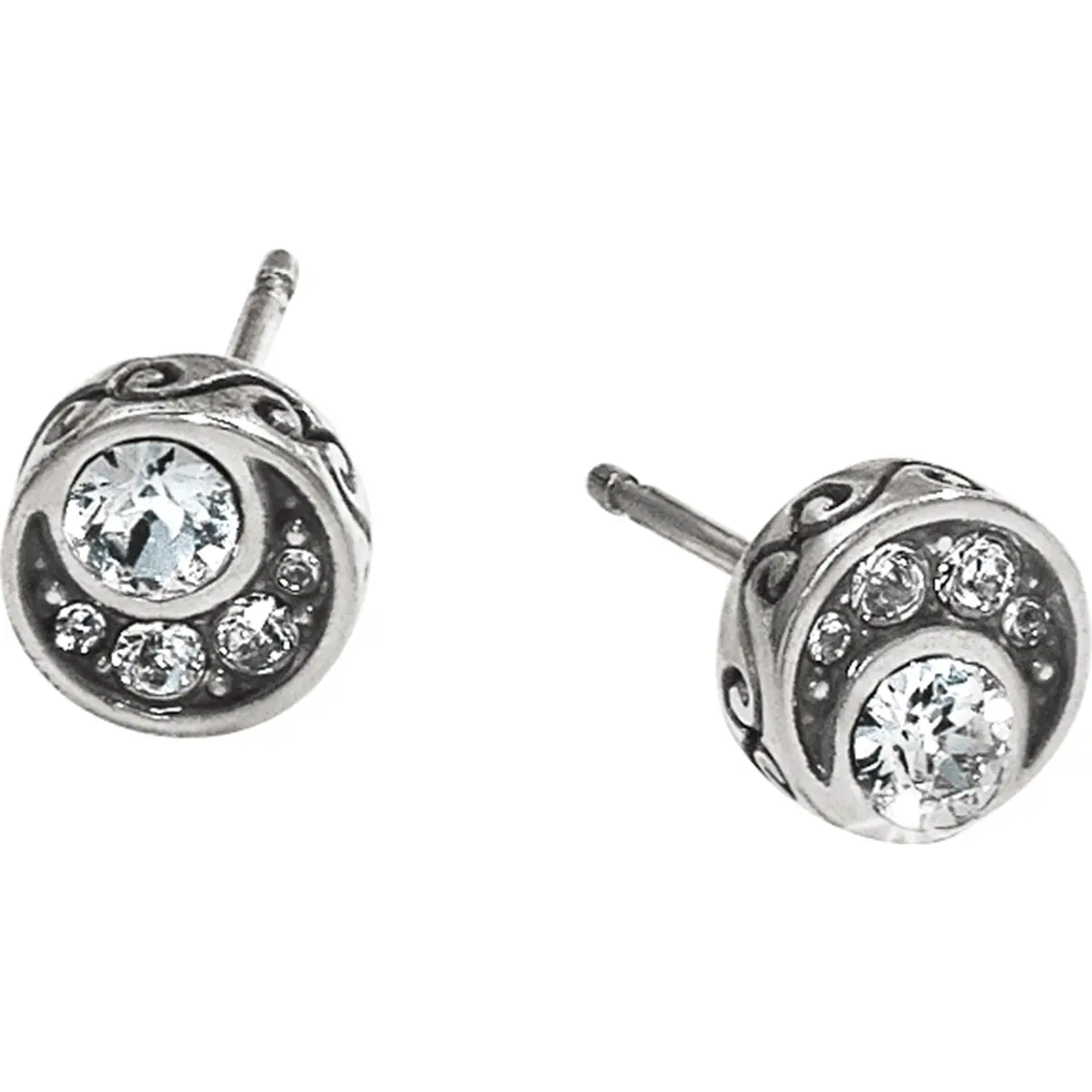 Crescent Mini Post Earrings 1