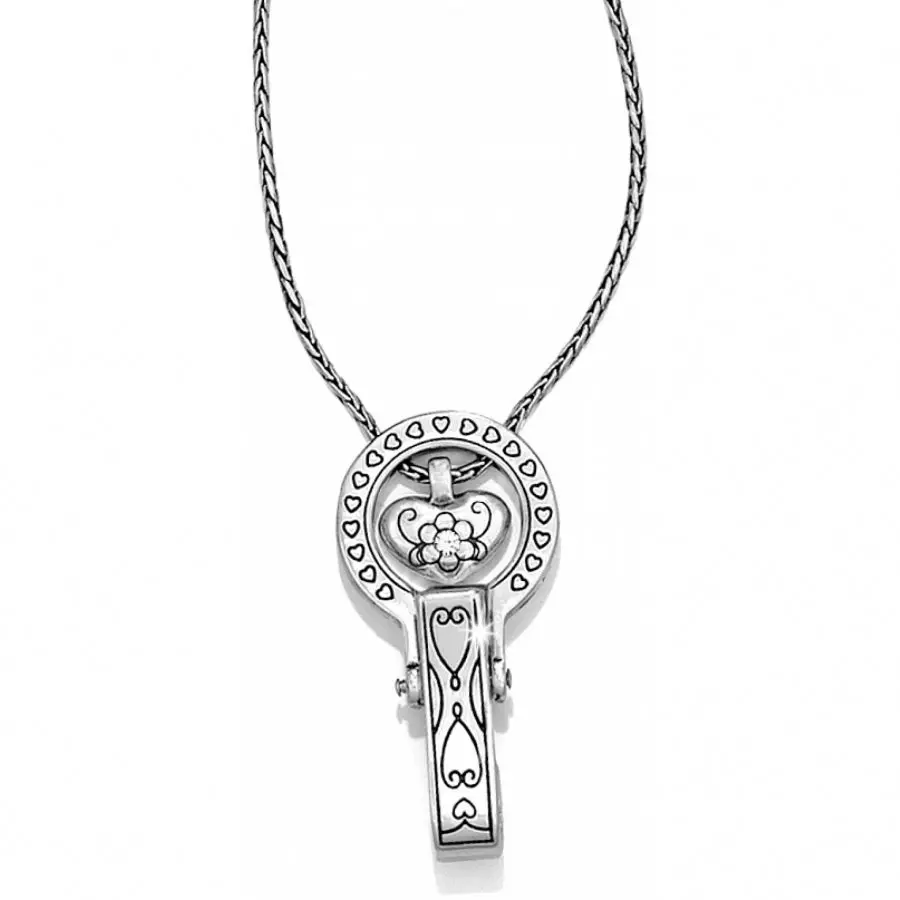 Brighton Badge Clip Necklace 1