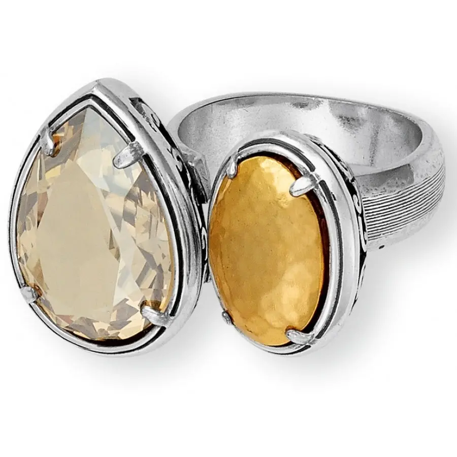 Graceful Teardrop Ring 1