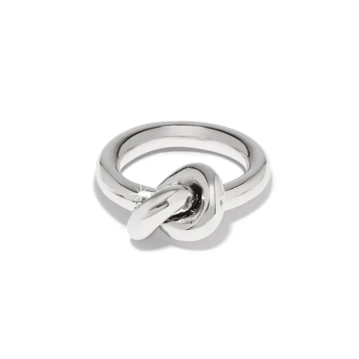 Interlok Single Knot Ring | Silver 1