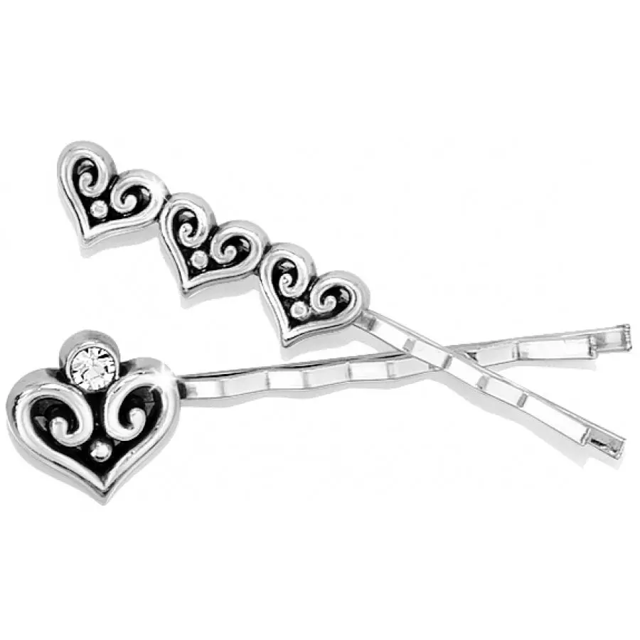 Alcazar Heart Bobby Pin Set 1