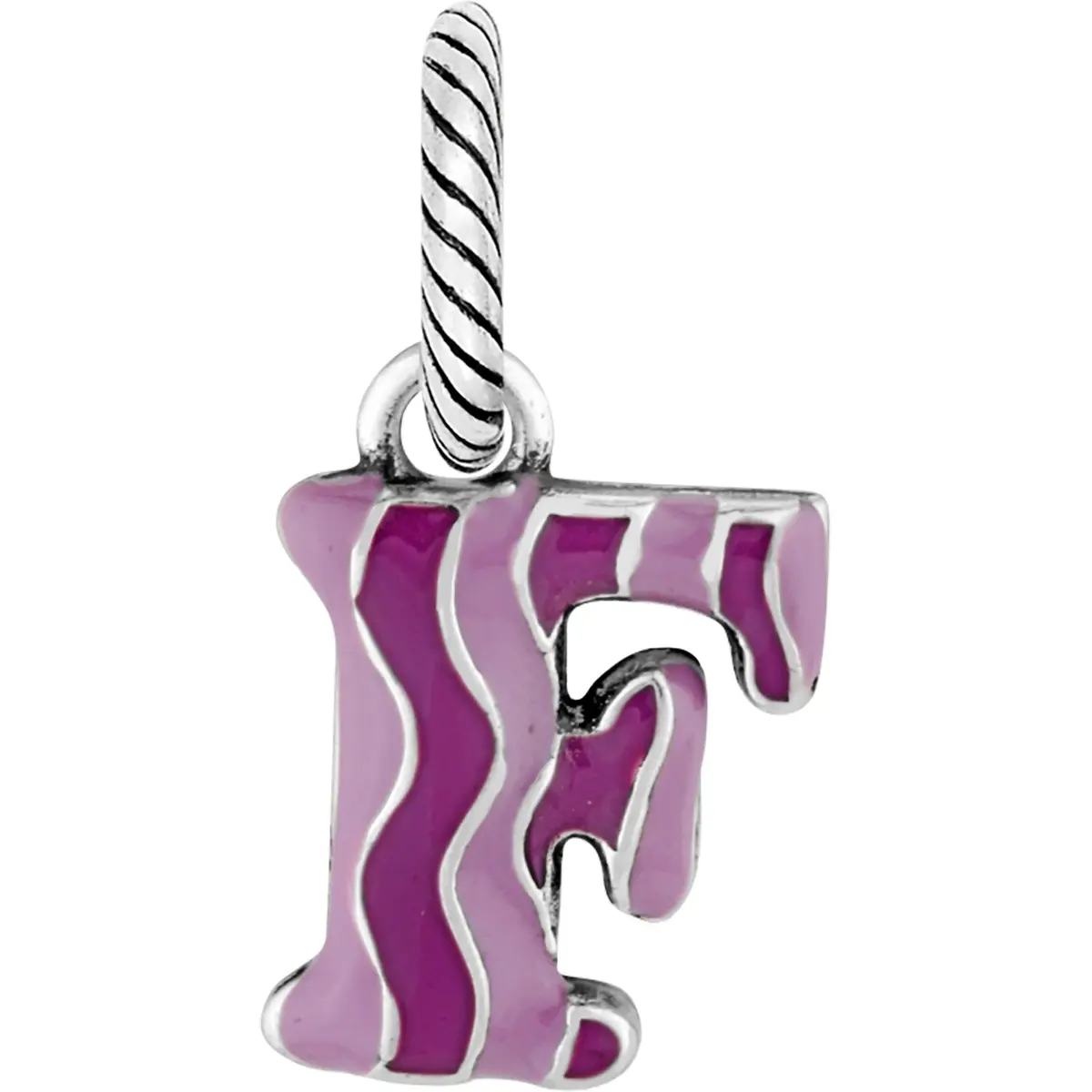 Enamel Alphabet Charm 1