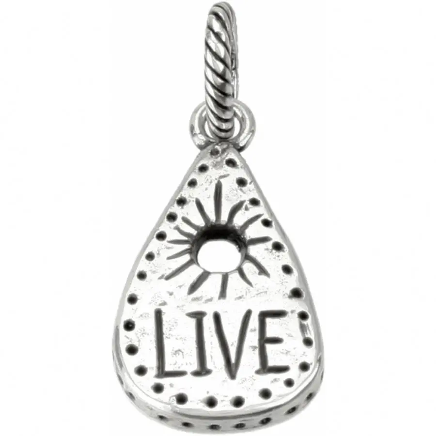 Notes "Live" Charm 1