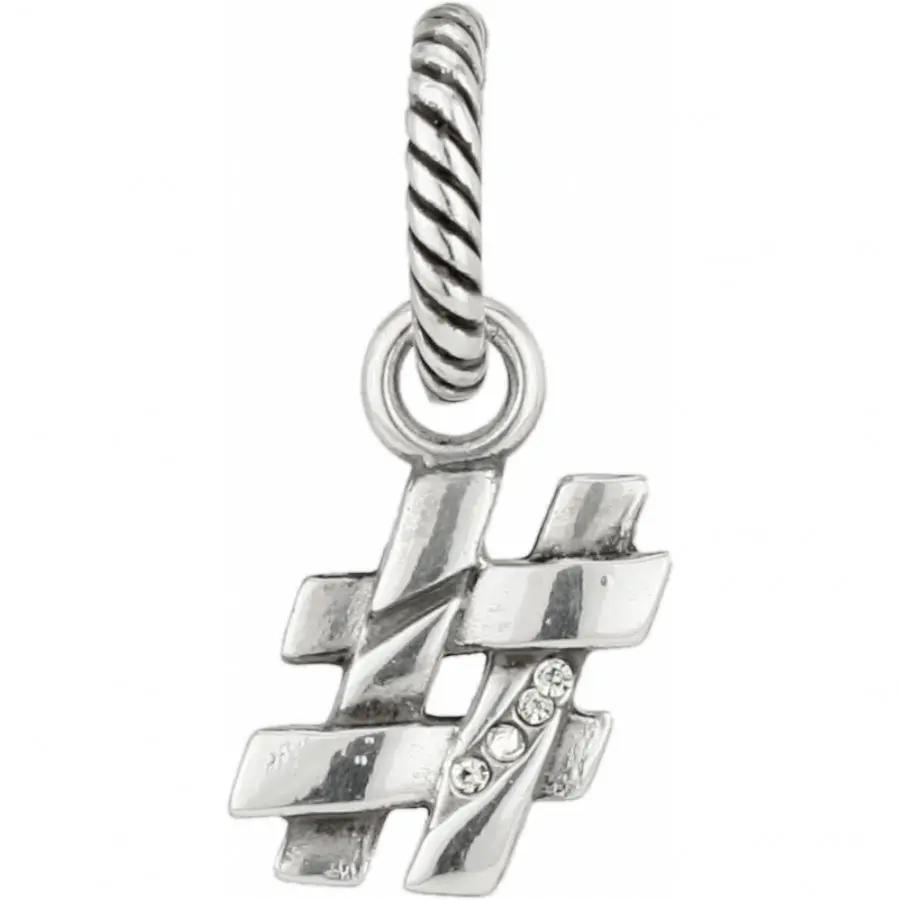 Number Sign Charm 1