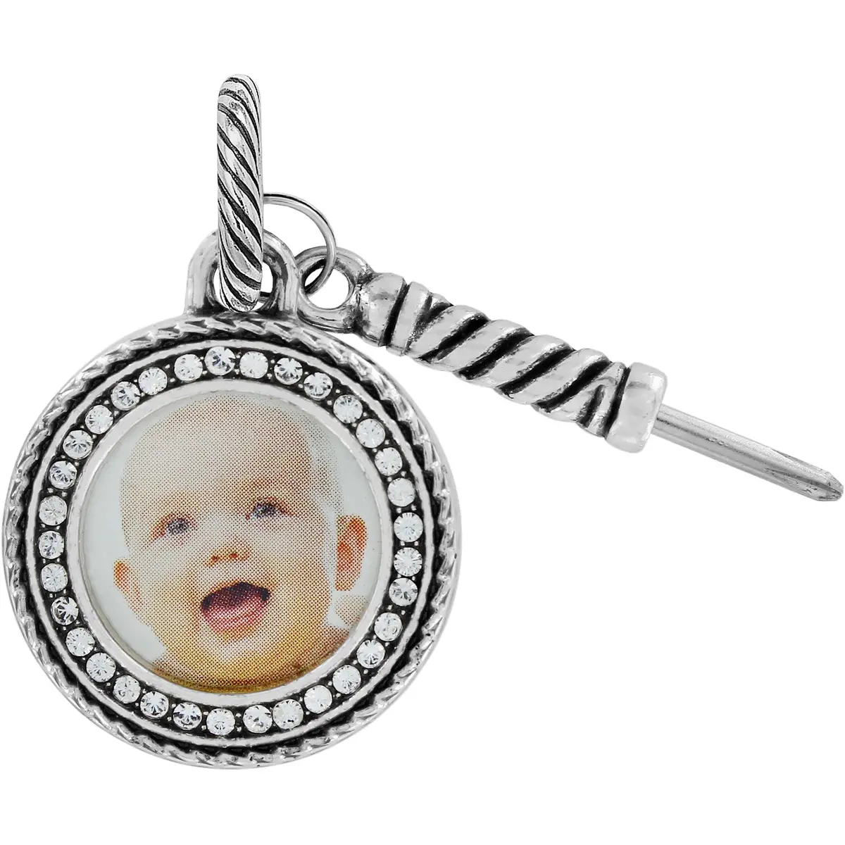 Memento Circle Photo Charm 1