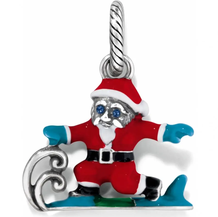 Surfing Santa Charm 1