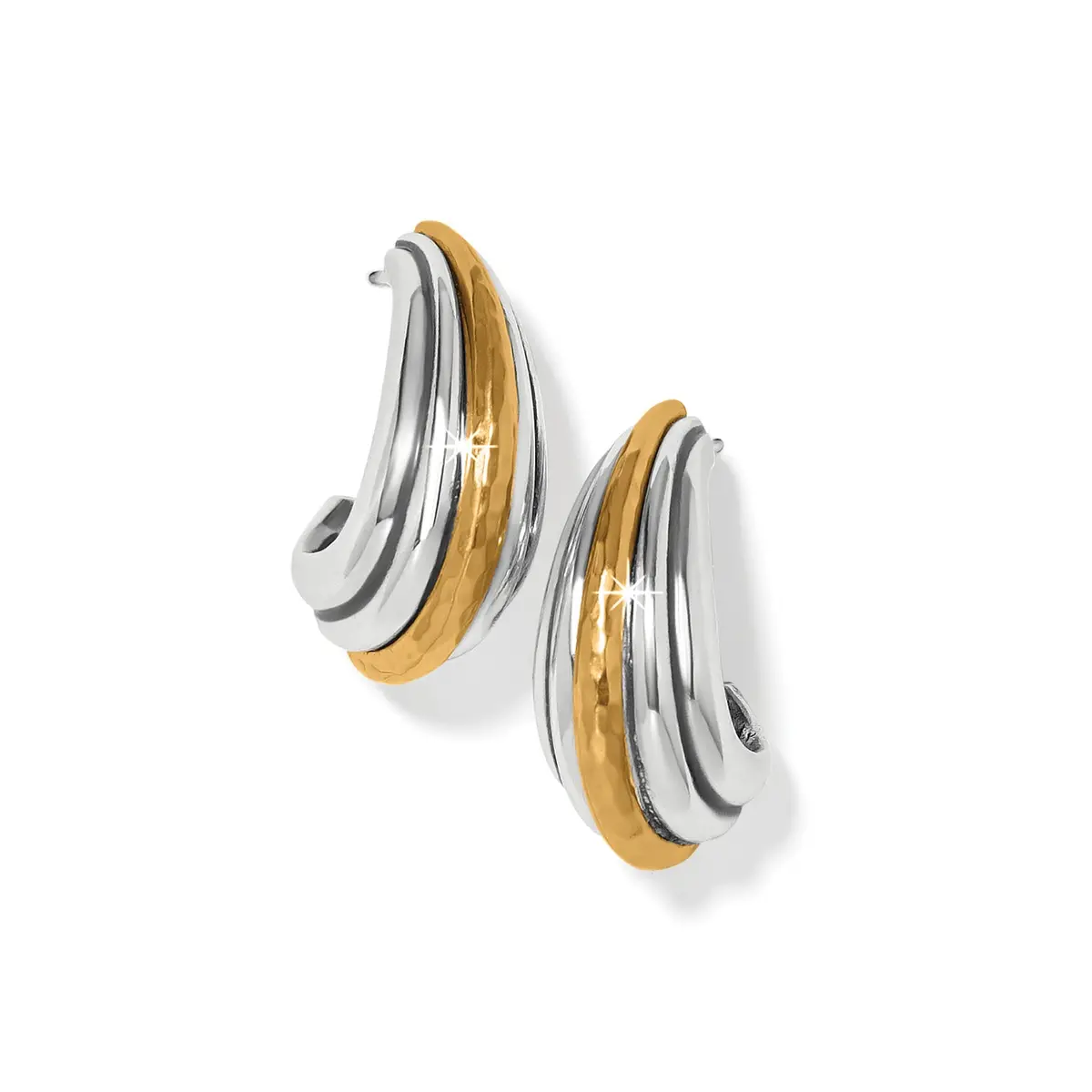 Ferrara Deco Large Hoop Earrings 1