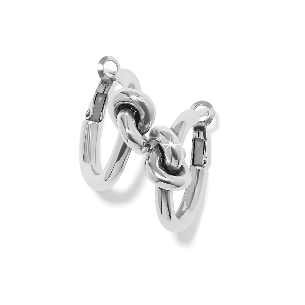 Interlok Single Knot Hoop Earrings 1