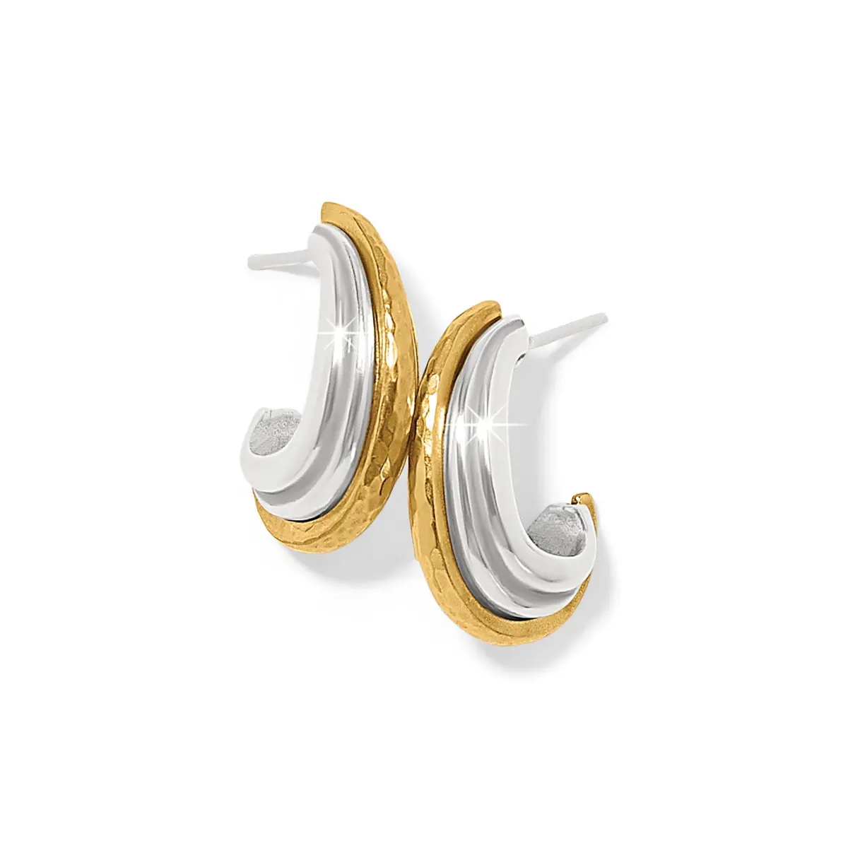 Ferrara Deco Small Hoop Earrings 1