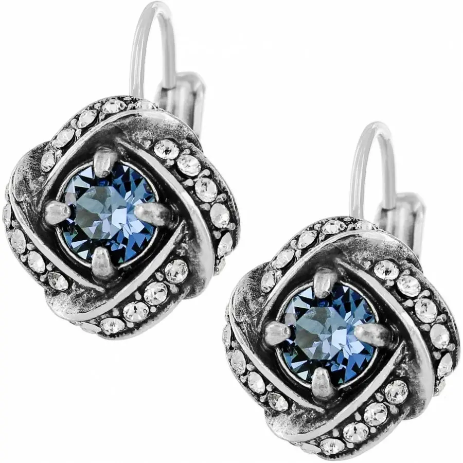Eternity Knot Leverback Earrings 1