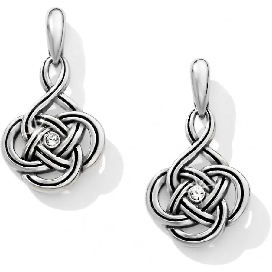 Interlok Petite Post Drop Earrings 1