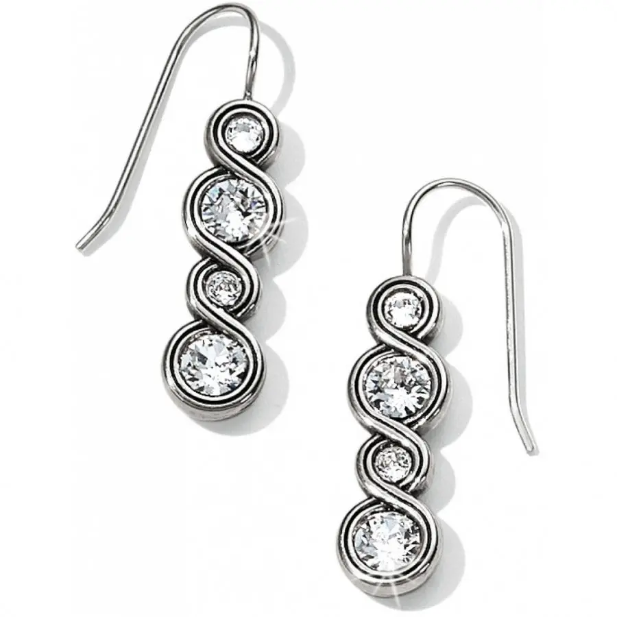 Infinity Sparkle French Wire Earrings 1