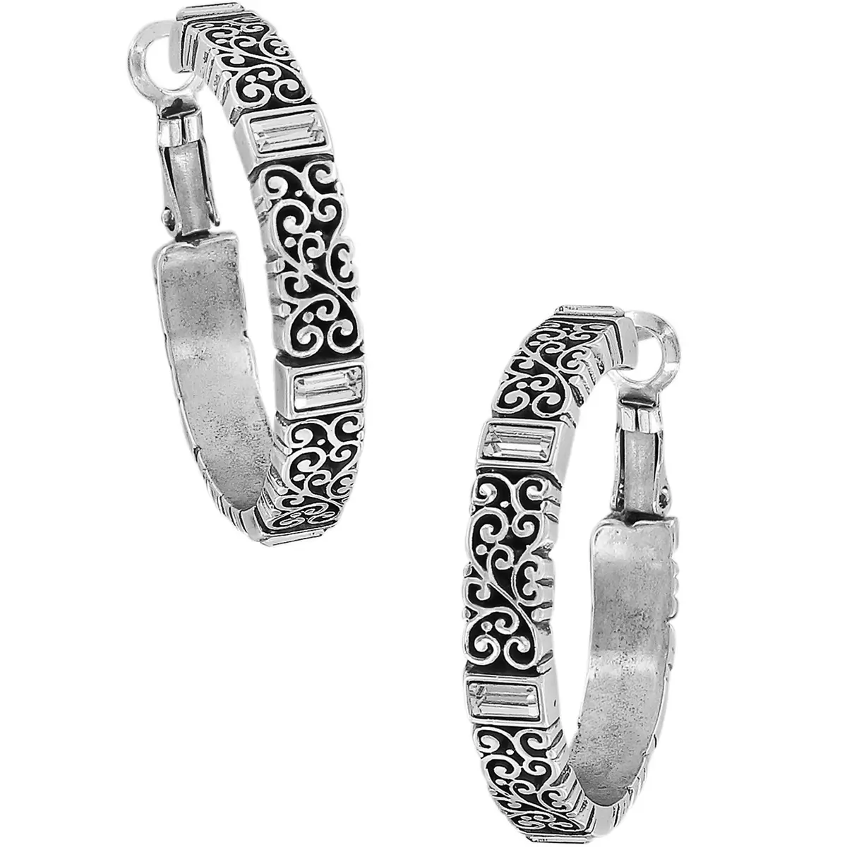 Baroness Leverback Hoop Earrings 1