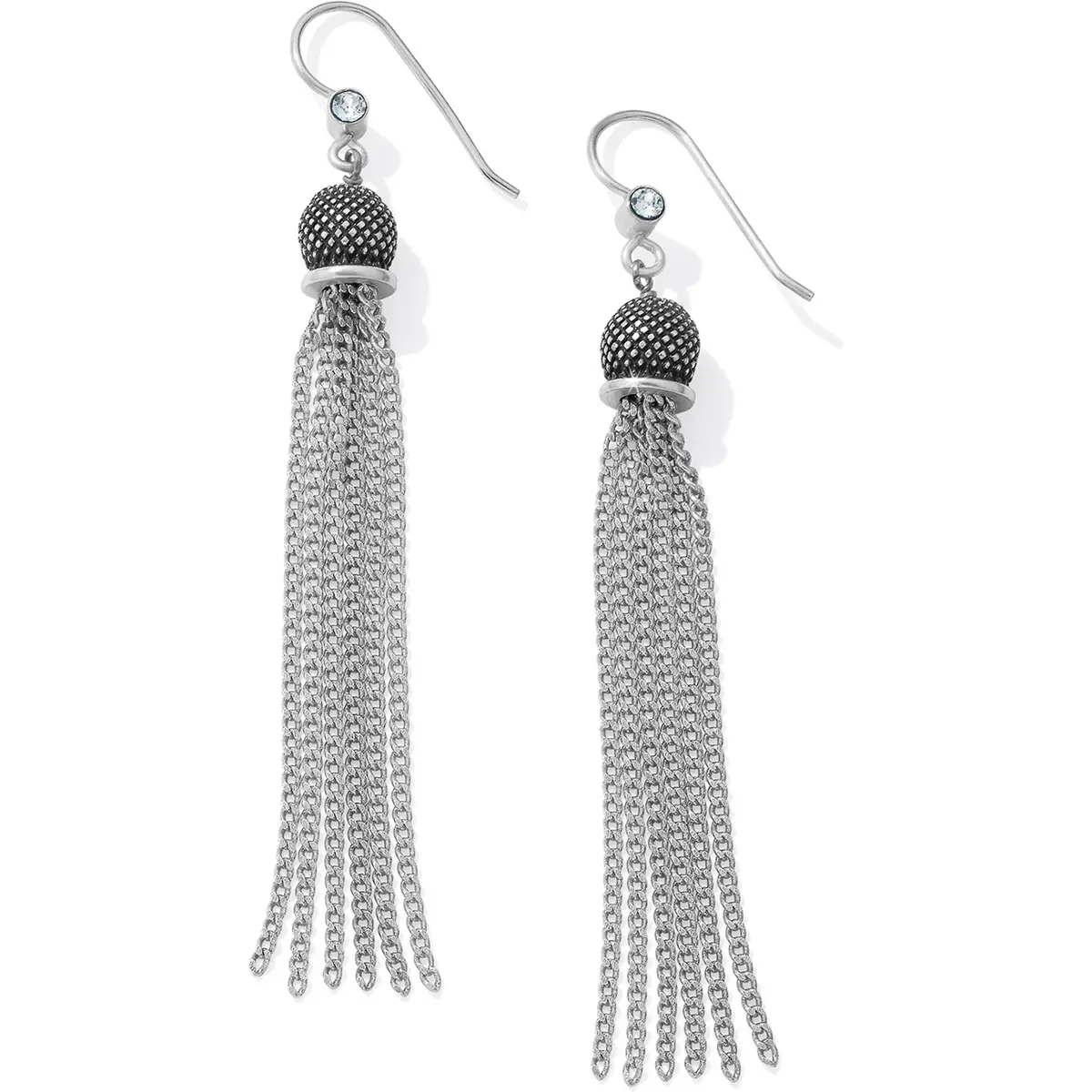 Salma Tassel French Wire Earrings 1