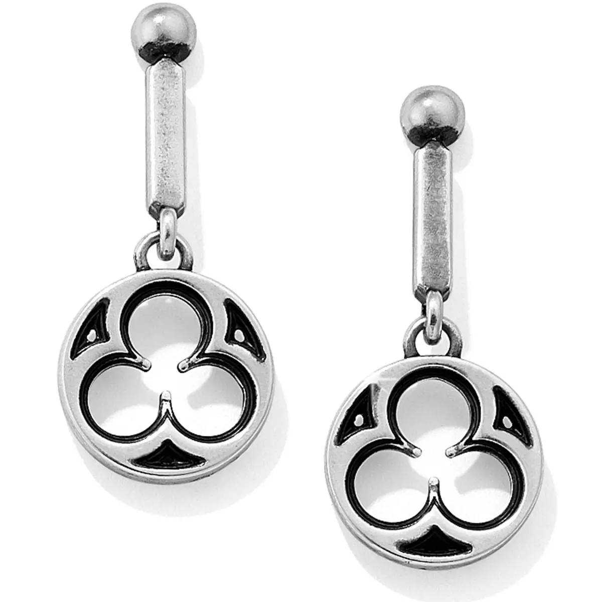 Lorenza Round Post Drop Earrings 1