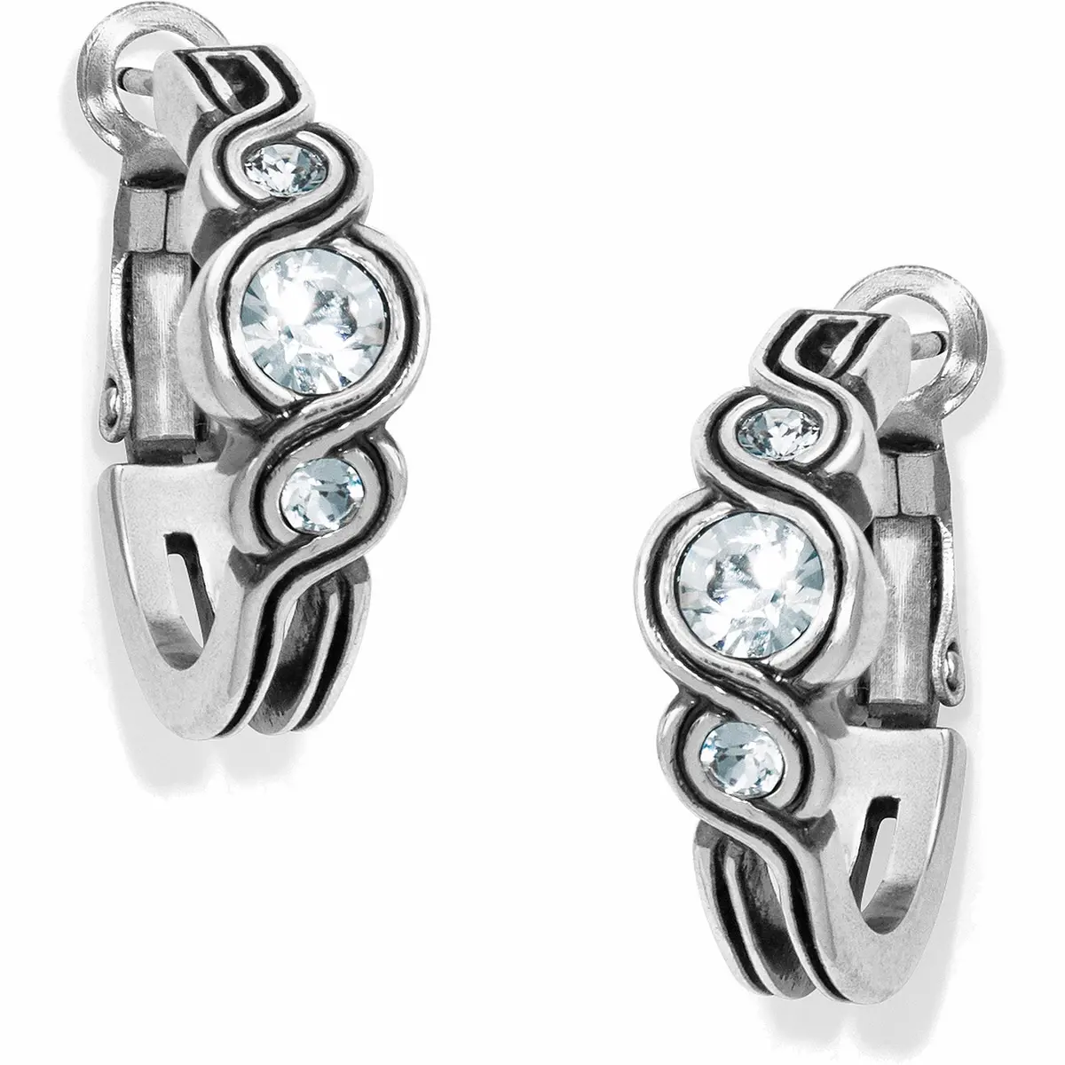 Infinity Sparkle Hoop Earrings 1