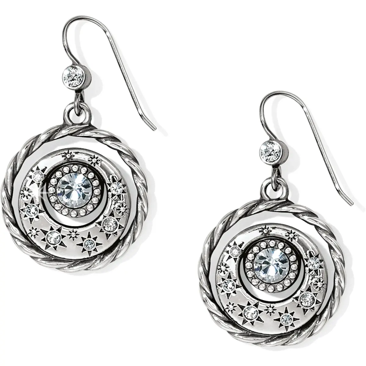 Halo Swing French Wire Earrings 1